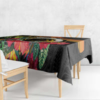 Vanuatu Boar Tusk Yumi Yumi Yumi Tablecloth Independens Dei Long God Yumi Stanap LT14 - Polynesian Pride