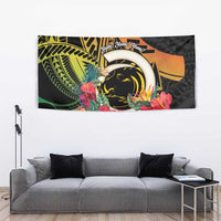 Vanuatu Boar Tusk Yumi Yumi Yumi Tapestry Independens Dei Long God Yumi Stanap