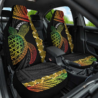 Vanuatu Sand Drawing Turtle Car Seat Cover Happy Independence Day