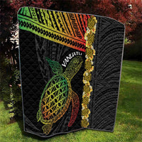 Vanuatu Sand Drawing Turtle Quilt Happy Independence Day