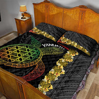 Vanuatu Sand Drawing Turtle Quilt Bed Set Happy Independence Day LT14 - Polynesian Pride