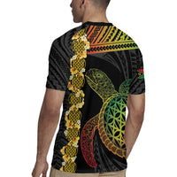 Vanuatu Sand Drawing Turtle Rugby Jersey Happy Independence Day