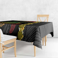 Vanuatu Sand Drawing Turtle Tablecloth Happy Independence Day LT14 - Polynesian Pride