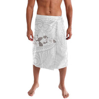 White Polynesia Lavalava Tribal Pattern Tropical Frangipani LT14 White - Polynesian Pride