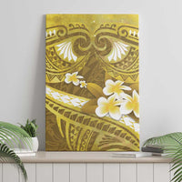 Gold Polynesia Canvas Wall Art Tribal Pattern Tropical Frangipani LT14 - Polynesian Pride