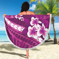 Pink Polynesia Beach Blanket Tribal Pattern Tropical Frangipani LT14 - Polynesian Pride