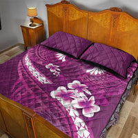Pink Polynesia Quilt Bed Set Tribal Pattern Tropical Frangipani LT14 - Polynesian Pride