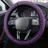 Purple Polynesia Steering Wheel Cover Tribal Pattern Tropical Frangipani LT14 - Polynesian Pride
