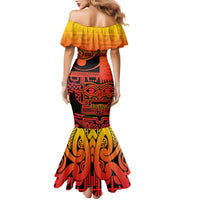 Personalised Ia Ora Na Marquesas Islands Mermaid Dress Mata Tiki Marquesan Tattoo LT14 - Polynesian Pride