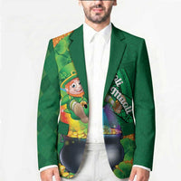 St Patrick's Day Hawaii Blazer Hauoli Maoli Funny Shaka Leprechaun LT14 - Polynesian Pride