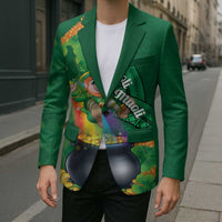 St Patrick's Day Hawaii Blazer Hauoli Maoli Funny Shaka Leprechaun LT14 - Polynesian Pride