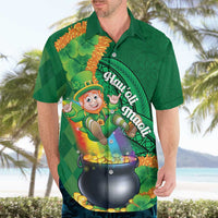 St Patrick's Day Hawaii Hawaiian Shirt Hauoli Maoli Funny Shaka Leprechaun