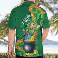 St Patrick's Day Hawaii Hawaiian Shirt Hauoli Maoli Funny Shaka Leprechaun