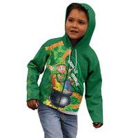 St Patrick's Day Hawaii Kid Hoodie Hauoli Maoli Funny Shaka Leprechaun LT14 - Polynesian Pride