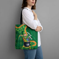 St Patrick's Day Hawaii Tote Bag Hauoli Maoli Funny Shaka Leprechaun LT14 - Polynesian Pride