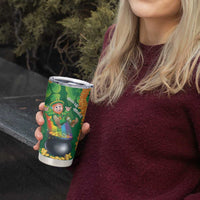 St Patrick's Day Hawaii Tumbler Cup Hauoli Maoli Funny Shaka Leprechaun LT14 - Polynesian Pride