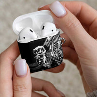 Hafa Adai Guam Discovery Day AirPods Case Chamorro Latte Stone Hand Black Version LT14 - Polynesian Pride