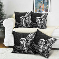 Hafa Adai Guam Discovery Day Pillow Cover Chamorro Latte Stone Hand Black Version LT14 - Polynesian Pride