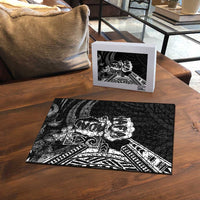Hafa Adai Guam Discovery Day Puzzle Chamorro Latte Stone Hand Black Version LT14 - Polynesian Pride