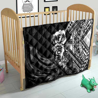 Hafa Adai Guam Discovery Day Quilt Chamorro Latte Stone Hand Black Version LT14 - Polynesian Pride