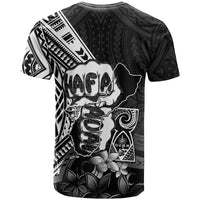 Hafa Adai Guam Discovery Day T Shirt Chamorro Latte Stone Hand Black Version LT14 - Polynesian Pride