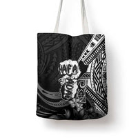 Hafa Adai Guam Discovery Day Tote Bag Chamorro Latte Stone Hand Black Version LT14 - Polynesian Pride
