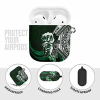 Hafa Adai Guam Discovery Day AirPods Case Chamorro Latte Stone Hand Green Version