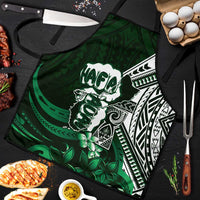 Hafa Adai Guam Discovery Day Apron Chamorro Latte Stone Hand Green Version