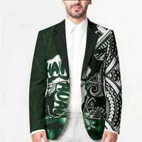 Hafa Adai Guam Discovery Day Blazer Chamorro Latte Stone Hand Green Version LT14 - Polynesian Pride