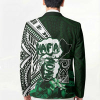 Hafa Adai Guam Discovery Day Blazer Chamorro Latte Stone Hand Green Version LT14 - Polynesian Pride