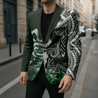 Hafa Adai Guam Discovery Day Blazer Chamorro Latte Stone Hand Green Version LT14 - Polynesian Pride