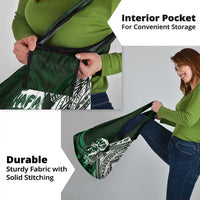Hafa Adai Guam Discovery Day Grocery Bag Chamorro Latte Stone Hand Green Version LT14 - Polynesian Pride