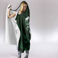 Hafa Adai Guam Discovery Day Hooded Blanket Chamorro Latte Stone Hand Green Version LT14 - Polynesian Pride