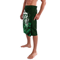 Hafa Adai Guam Discovery Day Lavalava Chamorro Latte Stone Hand Green Version LT14 - Polynesian Pride