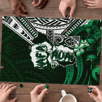 Hafa Adai Guam Discovery Day Puzzle Chamorro Latte Stone Hand Green Version LT14 - Polynesian Pride