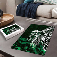 Hafa Adai Guam Discovery Day Puzzle Chamorro Latte Stone Hand Green Version LT14 - Polynesian Pride