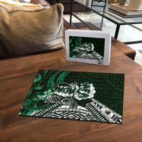 Hafa Adai Guam Discovery Day Puzzle Chamorro Latte Stone Hand Green Version LT14 - Polynesian Pride