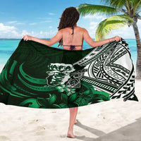 Hafa Adai Guam Discovery Day Sarong Chamorro Latte Stone Hand Green Version LT14 - Polynesian Pride