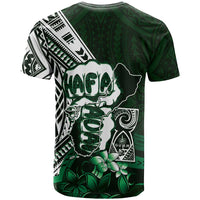 Hafa Adai Guam Discovery Day T Shirt Chamorro Latte Stone Hand Green Version LT14 - Polynesian Pride