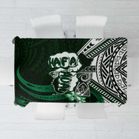 Hafa Adai Guam Discovery Day Tablecloth Chamorro Latte Stone Hand Green Version LT14 Green - Polynesian Pride