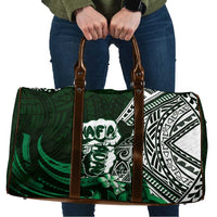 Hafa Adai Guam Discovery Day Travel Bag Chamorro Latte Stone Hand Green Version LT14 Green - Polynesian Pride