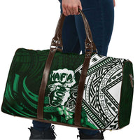 Hafa Adai Guam Discovery Day Travel Bag Chamorro Latte Stone Hand Green Version LT14 - Polynesian Pride