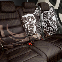 Hafa Adai Guam Discovery Day Back Car Seat Cover Chamorro Latte Stone Hand Brown Version