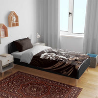 Hafa Adai Guam Discovery Day Bedding Set Chamorro Latte Stone Hand Brown Version LT14 - Polynesian Pride
