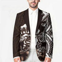 Hafa Adai Guam Discovery Day Blazer Chamorro Latte Stone Hand Brown Version LT14 - Polynesian Pride
