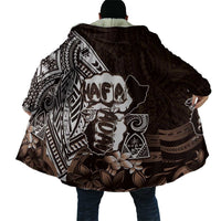 Hafa Adai Guam Discovery Day Cloak Chamorro Latte Stone Hand Brown Version LT14 - Polynesian Pride