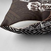 Hafa Adai Guam Discovery Day Pillow Cover Chamorro Latte Stone Hand Brown Version LT14 - Polynesian Pride