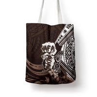 Hafa Adai Guam Discovery Day Tote Bag Chamorro Latte Stone Hand Brown Version LT14 - Polynesian Pride