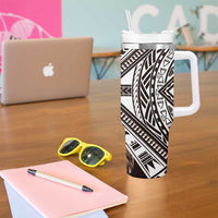 Hafa Adai Guam Discovery Day Tumbler With Handle Chamorro Latte Stone Hand Brown Version LT14 - Polynesian Pride