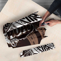Hafa Adai Guam Discovery Day Umbrella Chamorro Latte Stone Hand Brown Version LT14 - Polynesian Pride